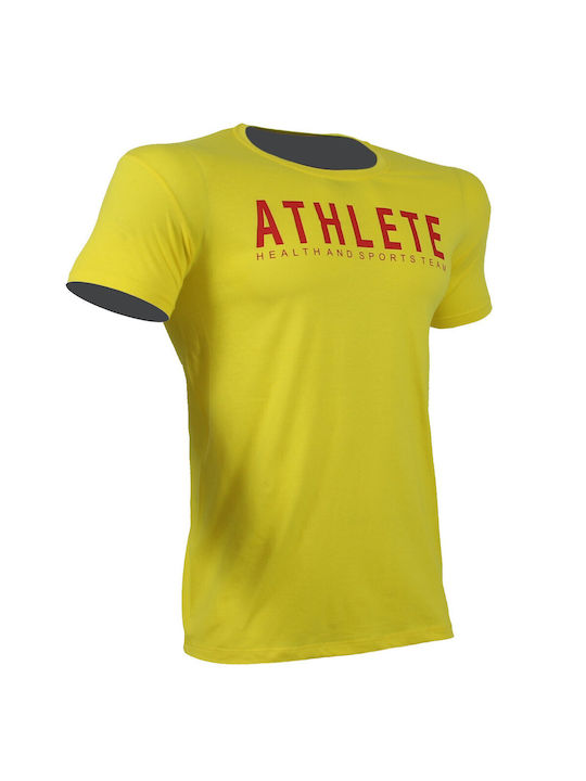 H&S Men's Short Sleeve T-shirt Yellow