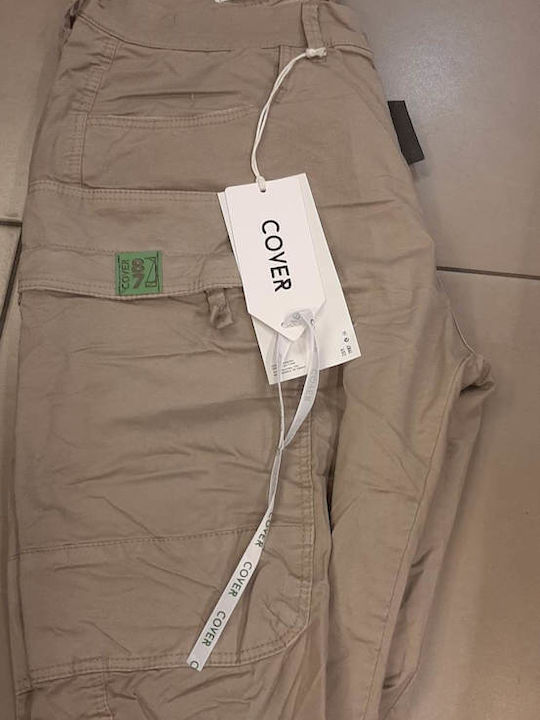 Trousers Cargo Elastic Beige