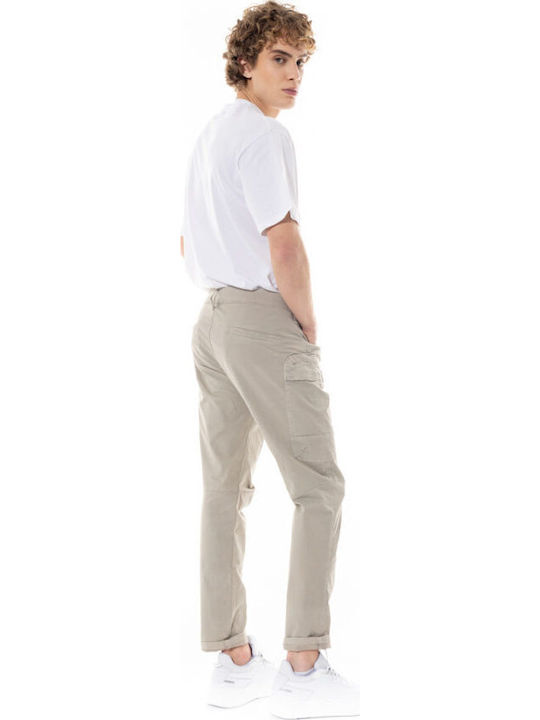 Trousers Cargo Elastic Beige