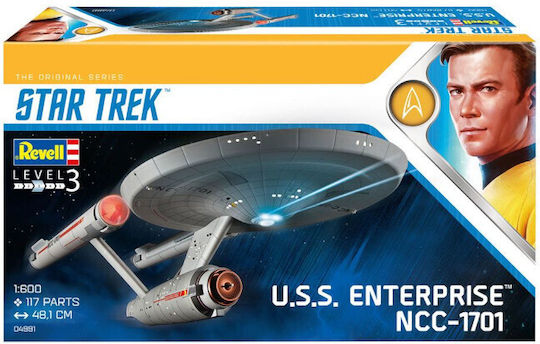 Revell Star Trek TOS Model Kit Modeling Figure 117 Pieces in Scale 1:600
