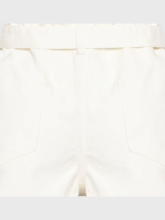 Women's High-waisted Shorts White
