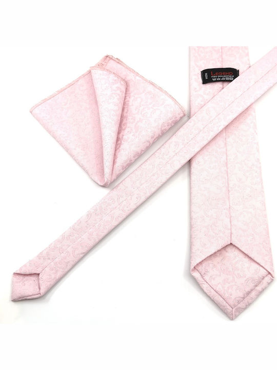Legend Accessories Men's Tie Set Printed Silver