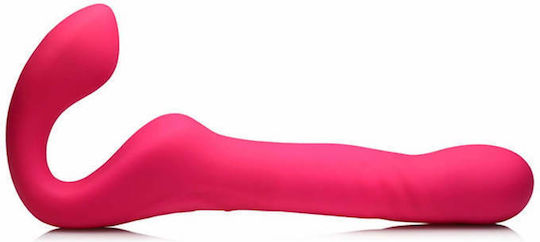 Strap U Trägerlos Strap On mit Dildo in Rosa Farbe