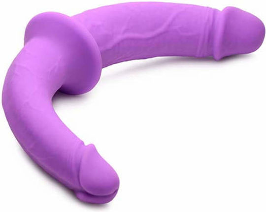 XR Trägerlos Strap On mit Dildo in Lila Farbe