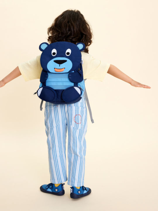 Affenzahn Large Friend Bear School Bag Backpack Kindergarten in Blue color