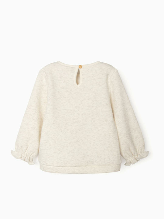 Zippy Kids Fleece Sweatshirt Beige