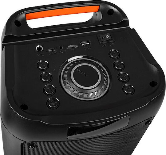 Blow Sistem De Karaoke Cu Microfon Cu Fir Și Efecte De Iluminare CityLIGHT 30-391 Negru