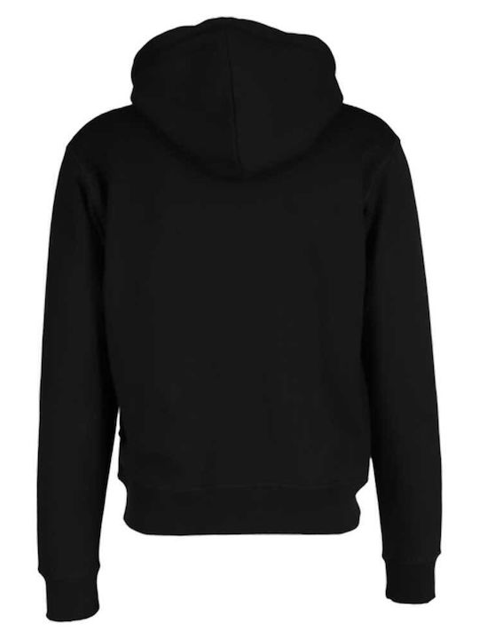 Black Hoodie Cardigan