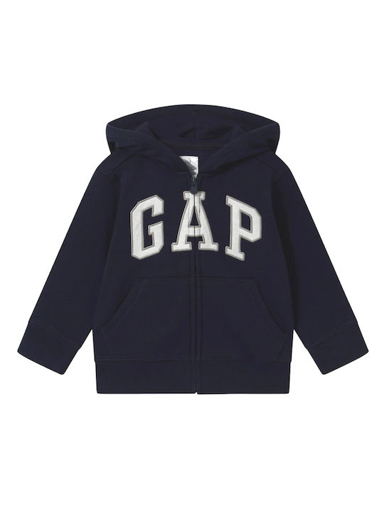 GAP Kinder-Sweatjacke mit Kapuze Blau