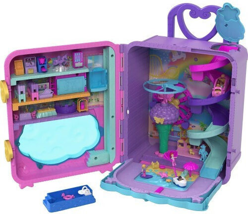 Mattel Pollyville Polly Pocket Pollyville Luna Park Suitcase for Ages 4+