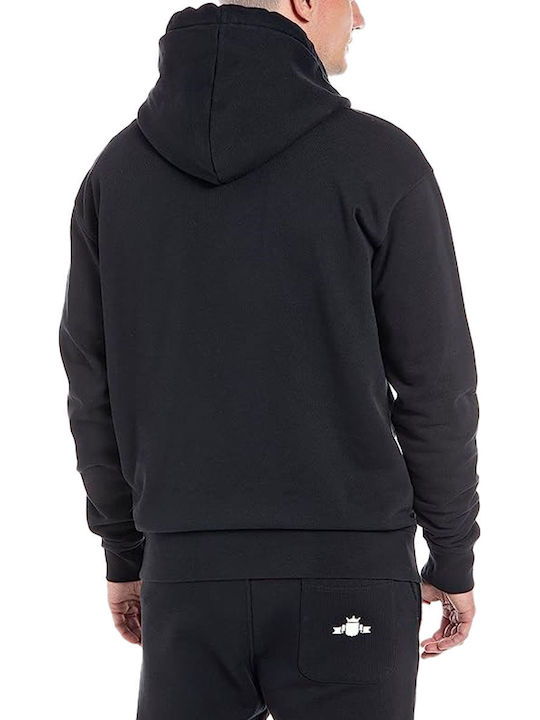 Replay Herren Sweatshirt mit Kapuze Schwarz