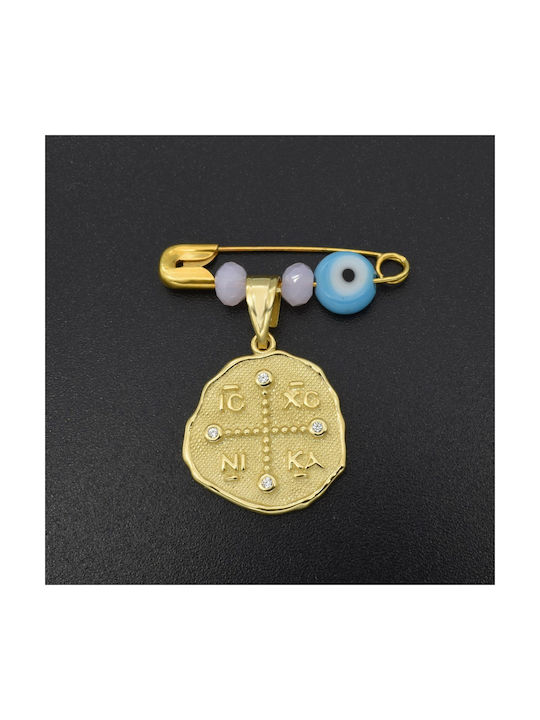 Pendant Kids Talisman Constantine from Gold 9K IGUF106-0