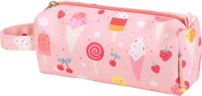 A Little Lovely Company Pencil Case Barrel with 1 Compartment Pink