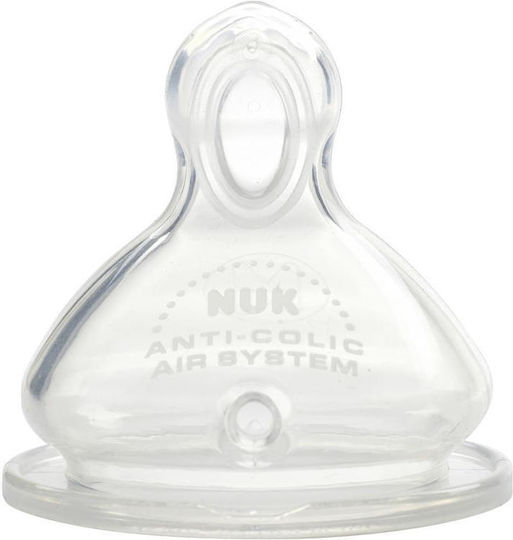 Nuk First Choice+ Silicone Baby Bottle Teat Medium Flow for 6+ months
