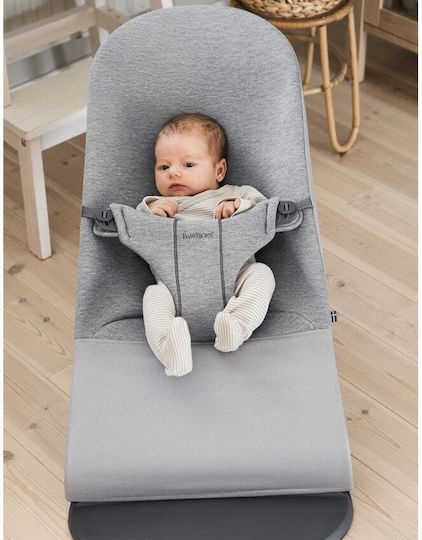 BabyBjorn Χειροκίνητο Relax Μωρού Bliss 3D Jersey Charcoal Grey για Παιδί έως 13kg
