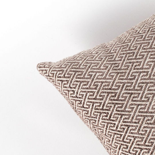 Linea Interiors Μαξιλάρι Jaar Καφέ 45x45εκ.