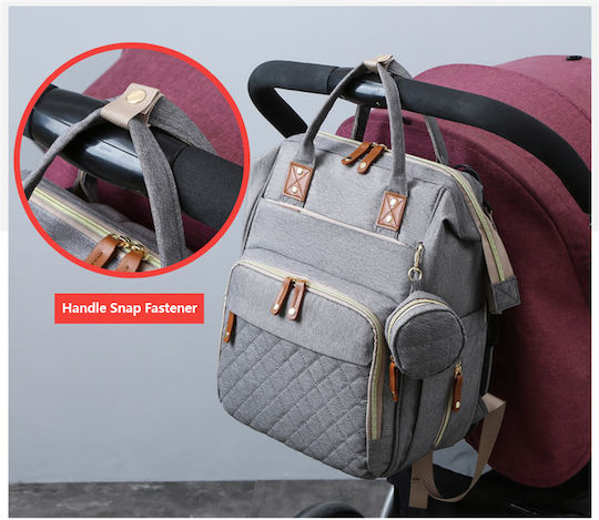 Queen Mother Diaper Bag Gray