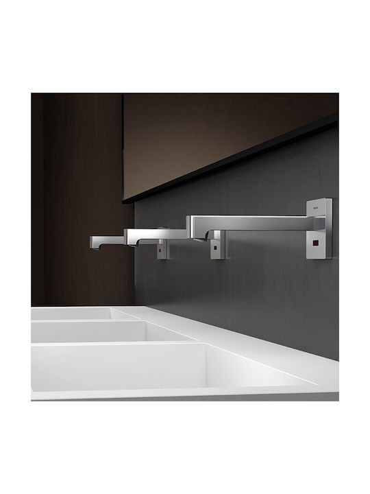 Geberit Brenta II Built-in Faucet Spout for for Bathroom Sink 1 Exit Silver