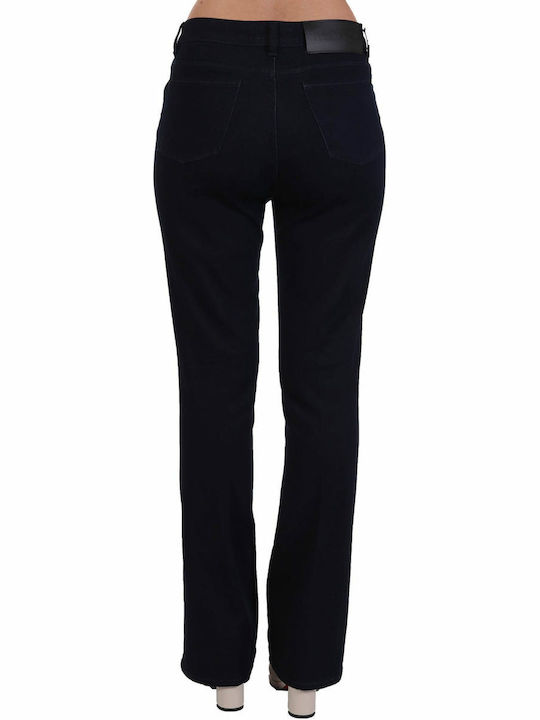 Trussardi High Waist Women's Jean Trousers Flared