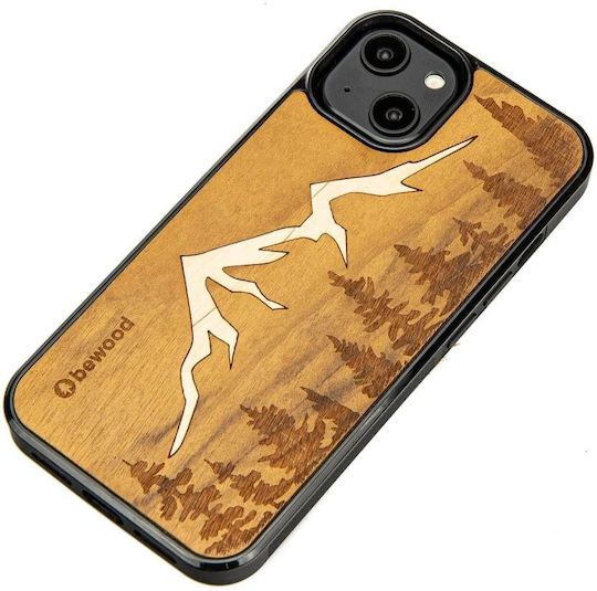 Bewood Umschlag Rückseite Silikon Braun (iPhone 14)