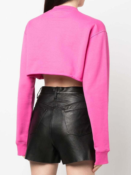 Dsquared2 Cropped Hanorac pentru Femei Roz