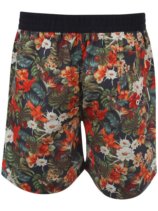 Tokyo Laundry Men's Swimwear Shorts Black Floral