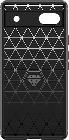 Techsuit Carbon Back Cover Σιλικόνης Μαύρο (Google Pixel 6a)
