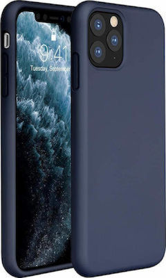 Forcell Soft Matt Silicone Back Cover Navy Blue (iPhone 11)