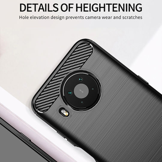 Techsuit Carbon Silicone Задна корица Силикон Черен (Nokia X20 5G)