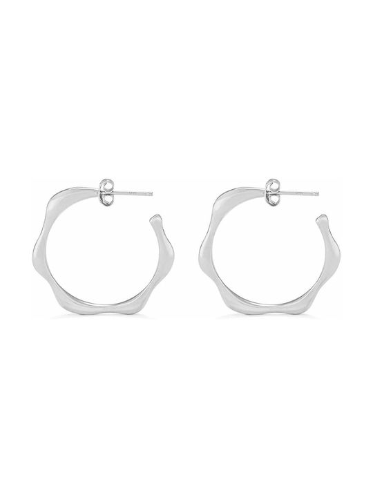 Secrecy Earrings Hoops made of Silver