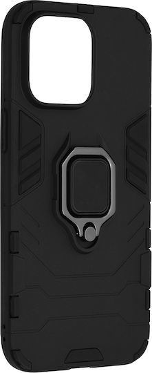 Techsuit Shield Back Cover Silicone 0.6mm Magnetic Black (iPhone 14 Pro Max)