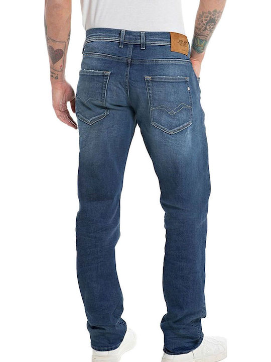 Replay Grover Men's Straight Blue Jeans Pants
