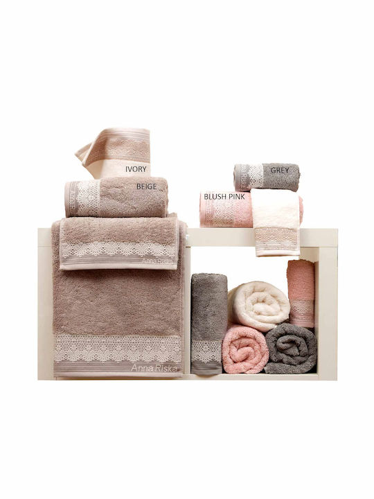 Anna Riska Bath Towel Karla 70x140cm 4 Grey Weight 600gr/m²
