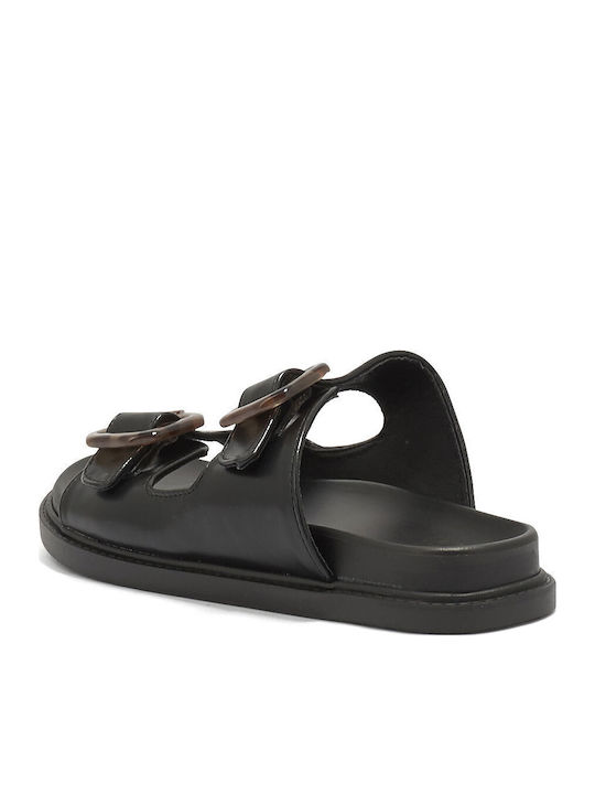 Women's Flat Sandals in Black Color Regular Fit