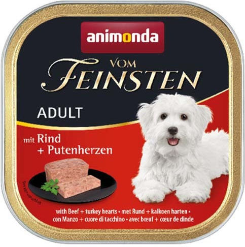 Animonda Vom Feinsten Classic Hrană Umedă pentru Câini Seniori în Conservă cu Carne de vită, Curcan, Carne, Pui și Carne de porc 4x150gr