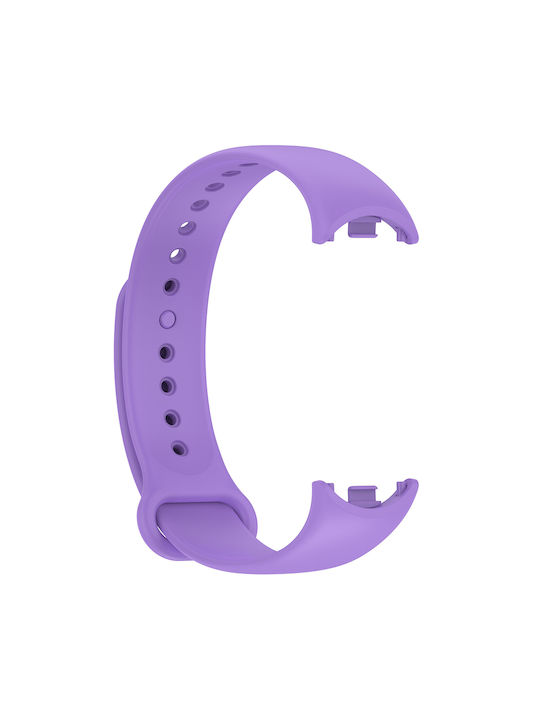 Techsuit Watchband W014 Strap Silicone with Pin Purple (Xiaomi Mi Band 8 / 8 NFC / 9 / 9 NFC)