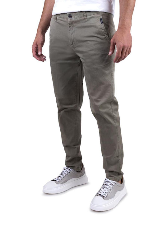 Devergo Men's Trousers Chino Khaki