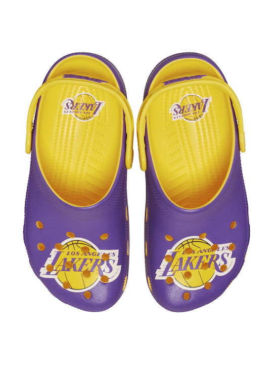 Crocs NBA Los Angeles Lakers Σαμπό Μωβ Crocs NBA Los Angeles Lakers Σαμπό Μωβ