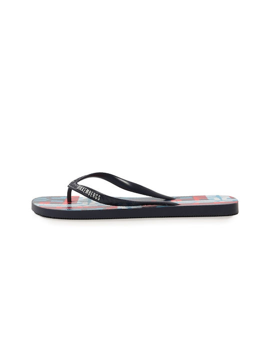 Bikkembergs Herren-Flip-Flops Blau