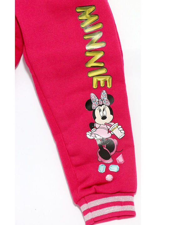 Disney Copilăresc Pantalon de Trening Fuchsia 1buc Minnie Mouse