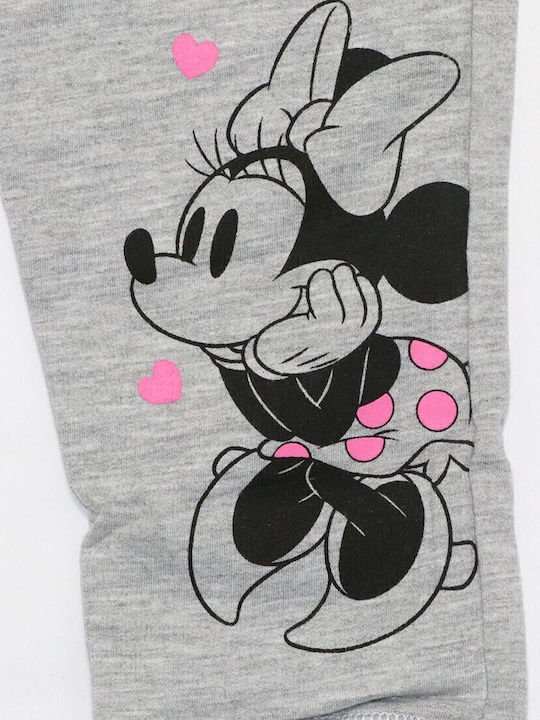 Kids Sweatpants Gray Minnie Mouse
