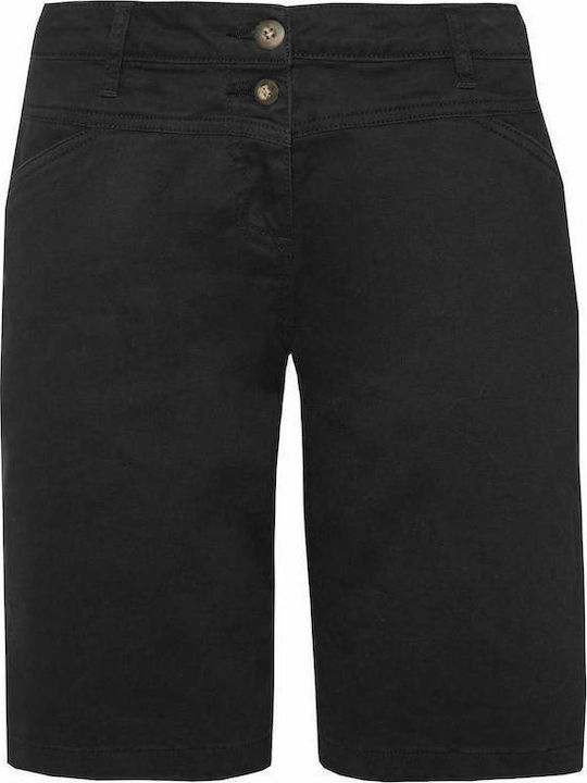 Damen Bermuda Schwarz