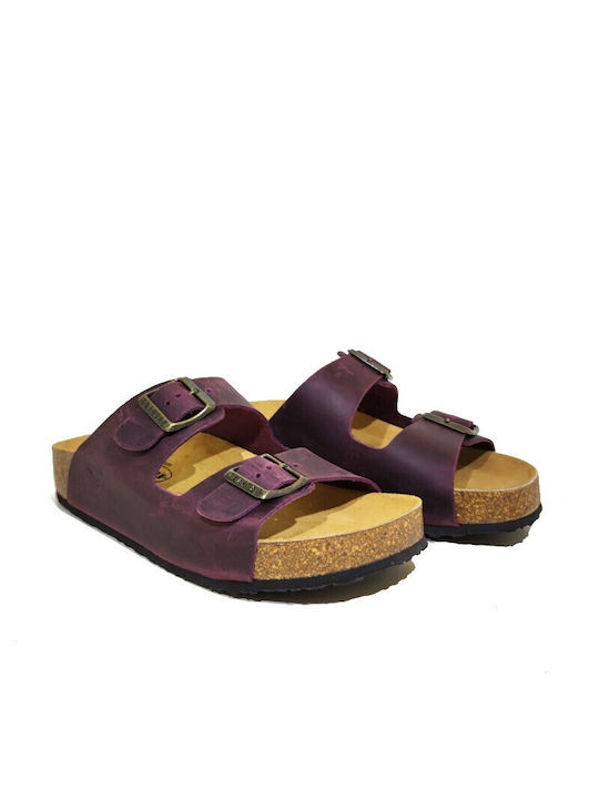 Anatomic Flatforms Leather Women's Sandals Apure Burdeos