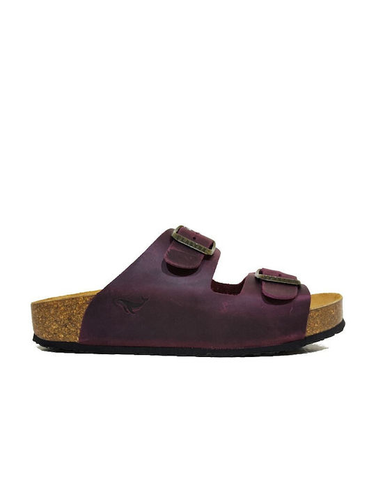 Anatomic Flatforms Leather Women's Sandals Apure Burdeos