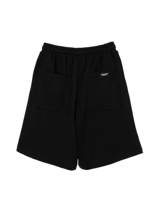 Mod Wave Movement Women's Sporty Bermuda Shorts Black