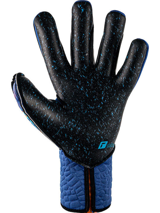 Reusch Attrakt Fusion Strapless Adaptiveflex Adults Goalkeeper Gloves Blue