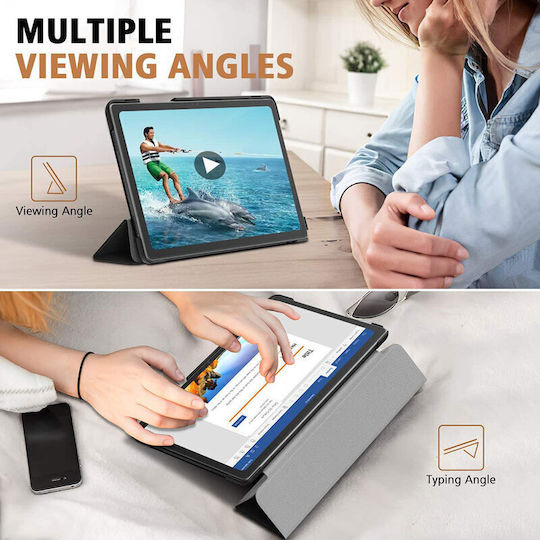 Techsuit FoldPro Flip Cover Neagră (Galaxy Tab A7 Lite)