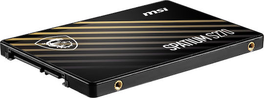 MSI Spatium S270 SSD 480GB τύπου 2.5'' με σύνδεση SATA III S78-440E350-P83