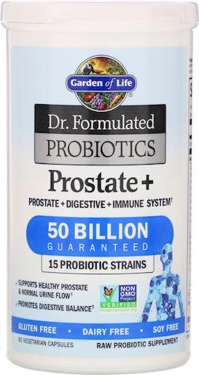 Garden Of Life Dr. Formulated Probiotics Prostate+ Пробиотици 60 вегетариански капсули