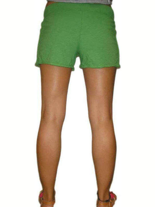 Women's green jersey shorts - 2188-gn